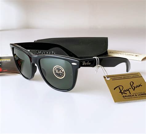 vintage bandl ray ban wayfarer ii l1724 54mm sunglasses etsy