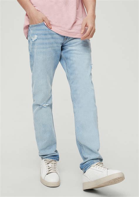 jeans broek vaalblauw soliver