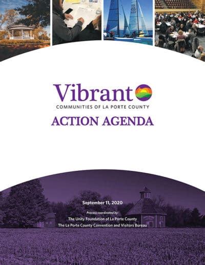 action agenda vibrant communities  la porte county