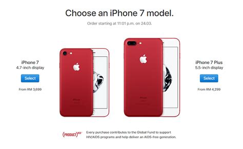 Apple Introduces Iphone 7 And Iphone 7 Plus Product Red Special