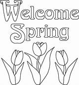 Coloring Spring Time Welcoming Pages Sheets Kidsplaycolor Choose Board sketch template