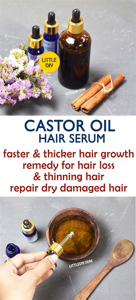 Castor Oil Hair Serum For Hair Growth