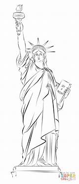 Liberty Freiheitsstatue Ausmalbild Supercoloring Colorare Zeichnung Kostenlos Ausdrucken Disegni Accurately Grid Statua Crown Gemerkt sketch template