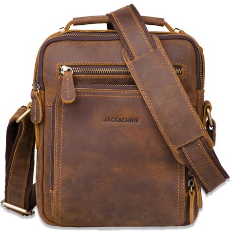 mua leather messenger bag  men man purse crossbody bags  work business tren amazon