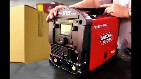 lincoln electric power mig  mp welding machine unboxing  review youtube