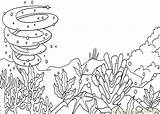 Coloring Ocean Pages Habitat Kids Template Da sketch template