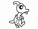 Parasaurolophus Colorear Para Baby Coloring Dibujo Bebé Dinosaurios Dibujos Bebe Coloringcrew sketch template