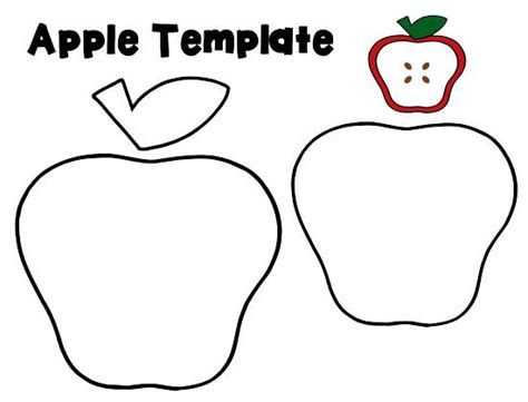 apple template clipartsco