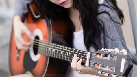 girl playing guitar wallpaperhd  wallpapersk wallpapersimages