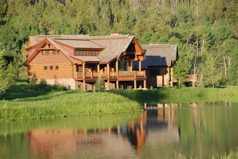 luxury log homes great pictures