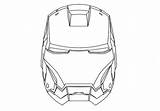 Iron Man Coloring Pages Ironman Mask Face Head Diy Helmet Avengers Deviantart Drawing Para Template Print Getdrawings Getcolorings Colorear Color sketch template