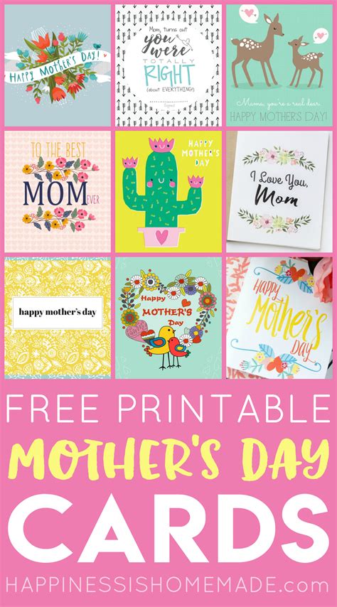 printable mothers day cards  printable templates