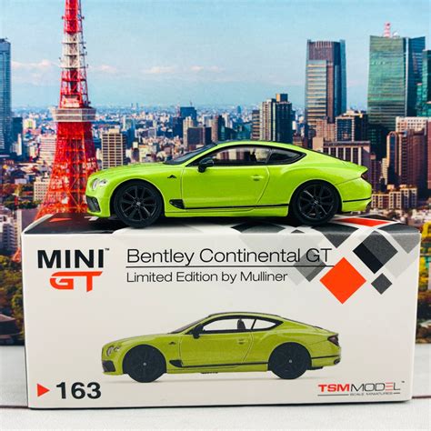 mini gt  bentley continental gt limited edition  mulliner rhd mg tokyo station