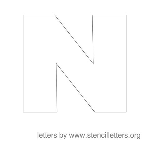 large stencil letters alphabet    letter stencils large