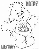 Coloring Bear Pages Care Bears Corduroy Birthday Printable Lucky Happy Color Grizzly Scary Preschool Kids Baby Getcolorings Getdrawings Colorir Para sketch template