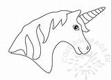 Unicorn Head Printable Rainbow Horn Coloring Reddit Email Twitter sketch template