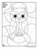 Kindergarten Woojr Woo Nummers Eule Squirrel sketch template
