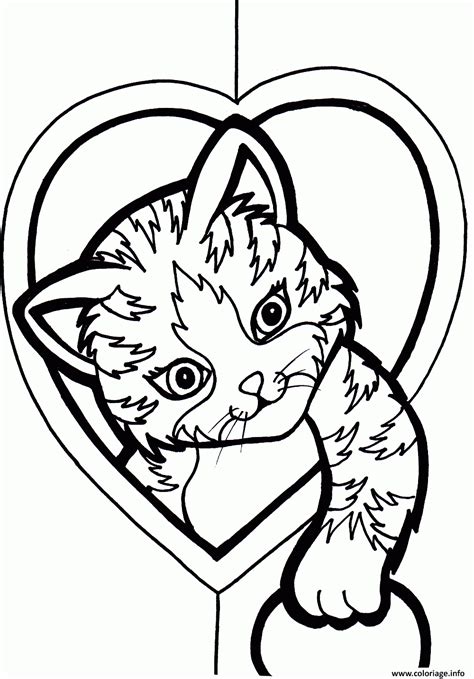 coloriage coeur amour  jecoloriecom