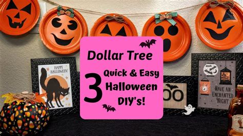 quick easy halloween decor diys dollar tree