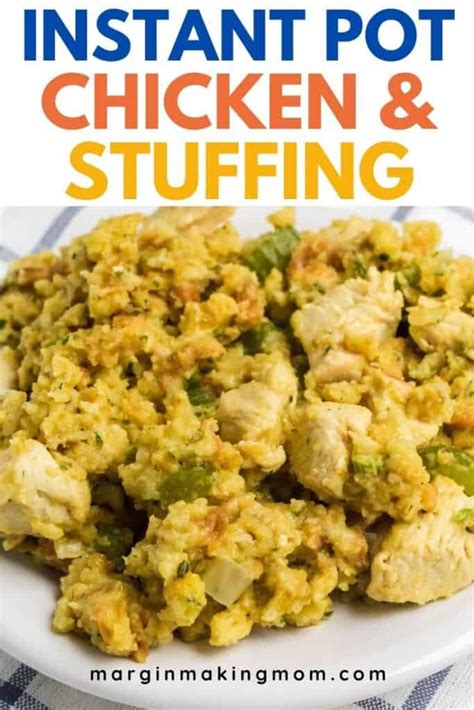 Easy Instant Pot Chicken And Stuffing Margin Making Mom®