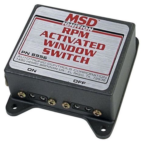 msd window rpm activated switch
