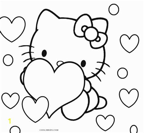kitty  hearts coloring pages divyajananiorg