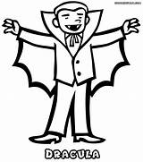 Vampire Halloween Coloring Pages Dracula Print Colouring Kids Colour Color Costumes Colorings Printable Costume Cloak Happy Monster sketch template