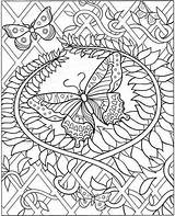 Pages Coloring Printable Intricate Kids Adults Detailed Print Adult Butterfly Super Difficult Christmas Colouring Hard Color Very Designs Animal Template sketch template