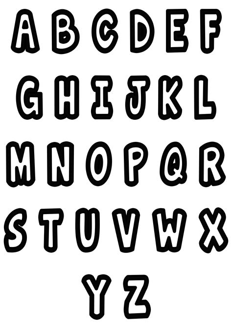 simple alphabet  alphabet coloring pages  kids  print color