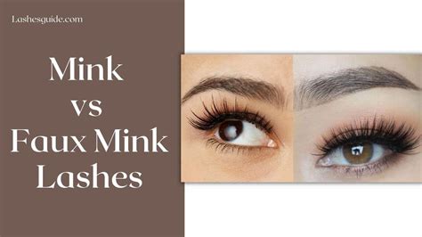 mink  faux mink lashes lashes guide
