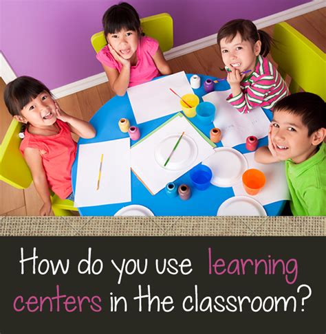 set  learning centers