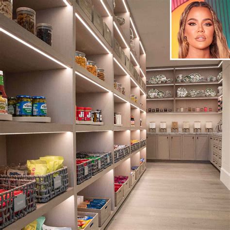 See Khloé Kardashians Super Organized Pantry After Its 2022 Makeover
