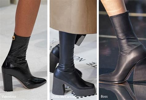 fall winter 2019 2020 shoe trends sock boots trend still around rain