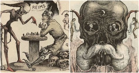 morbid and grotesque italian anti german propaganda postcards from wwi dangerous minds