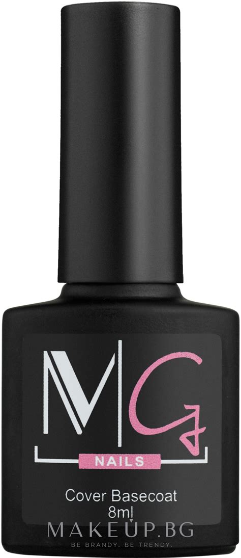 mg nails color cover base tsvetna baza za gel lak makeupbg