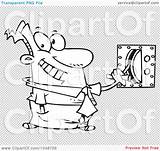Clip Businessman Flipping Switch Outline Illustration Cartoon Rf Royalty Toonaday sketch template