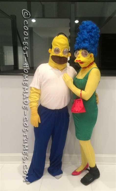 marge and homer simpson costumes marge simpson costume