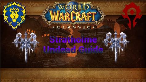 Classic Wow Dungeon Guide Stratholme Undead 58 60 Youtube