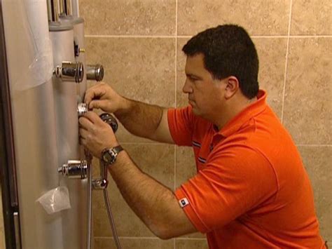 install shower plumbing