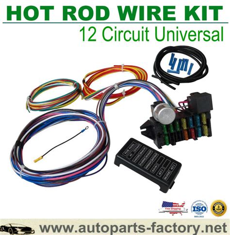 circuit hot rod universal wiring harness muscle car street rod xl wires