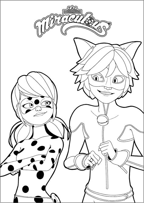 lady bug miraculous coloring pages  children miraculous