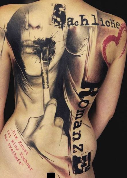 stunning back tattoo by florian karg tattoomagz › tattoo designs ink works body arts gallery