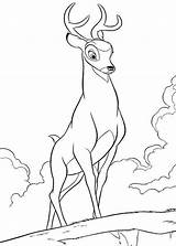 Bambi Coloring Pages Faline Prince Getcolorings Forest Drawn Great Bulkcolor sketch template