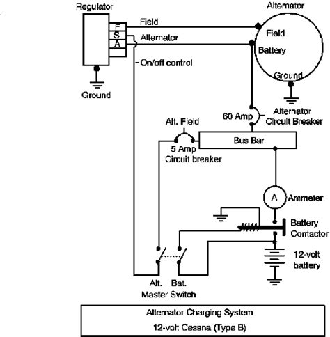 cessna  alternator wiring diagram