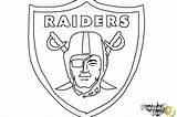 Raiders Logo Oakland Nfl Coloring Drawing Draw Team Pages Template Drawings Sketch Paintingvalley sketch template