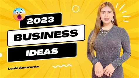 business ideas ngayong lenie amarante youtube