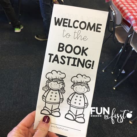 book tasting  primary students fun