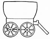 Wagon Coloring Pages Chuck Getdrawings Covered sketch template
