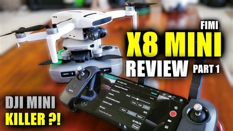 dji mini killer fimi  mini drone review part  unbox inspect setup update compare