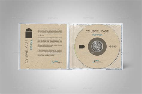cd jewel case mock ups  raduluchian graphicriver
